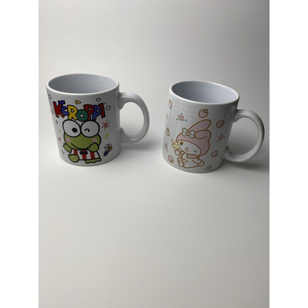 Sanrio Set Of Mugs Keroppi My Melody Hello Kitty Kawaii
